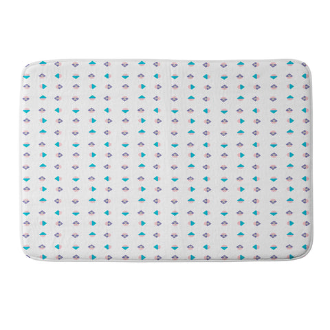 Laura Redburn Pastel Arrows Memory Foam Bath Mat