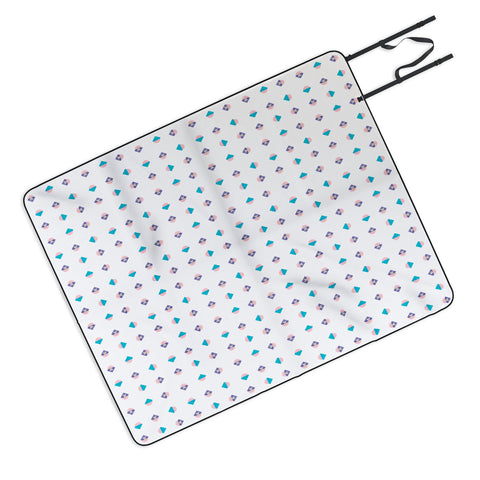 Laura Redburn Pastel Arrows Picnic Blanket