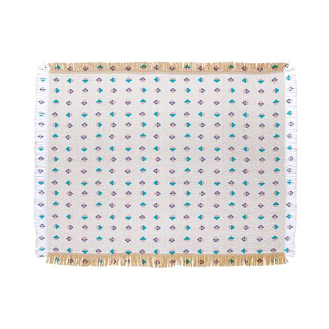 Laura Redburn Pastel Arrows Throw Blanket