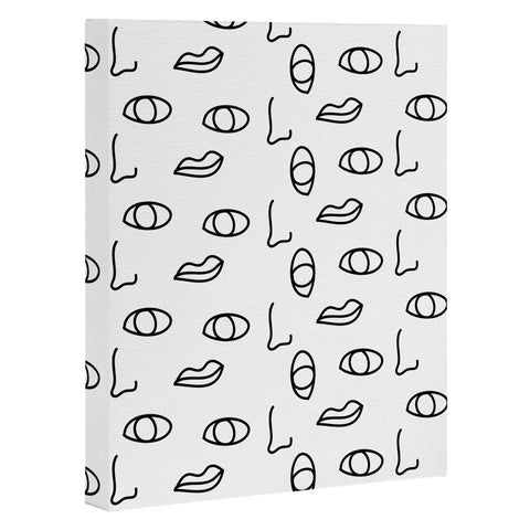 Laura Redburn seeing faces Art Canvas