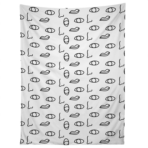 Laura Redburn seeing faces Tapestry