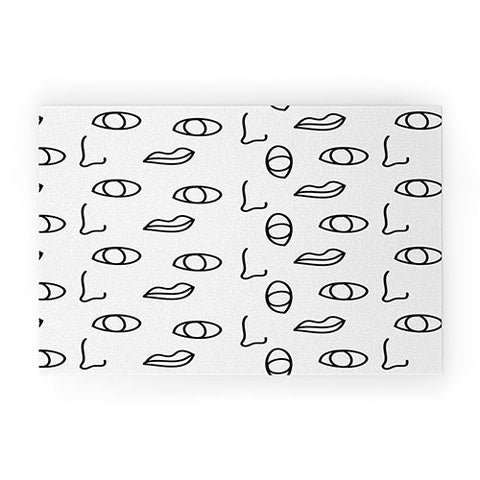 Laura Redburn seeing faces Welcome Mat