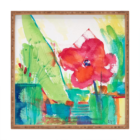 Laura Trevey A Spring In Your Step Square Tray