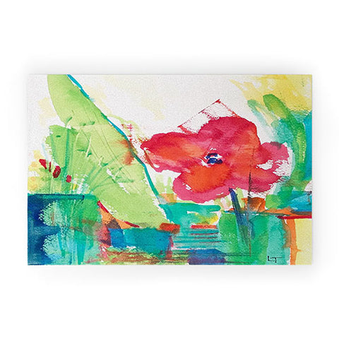 Laura Trevey A Spring In Your Step Welcome Mat