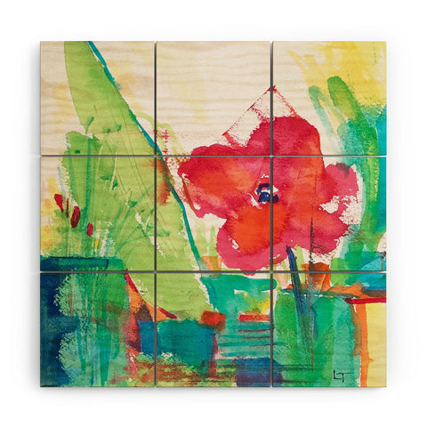 Laura Trevey A Spring In Your Step Wood Wall Mural