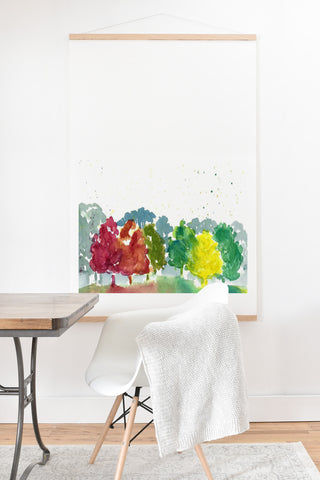 Laura Trevey Autumn Days Art Print And Hanger