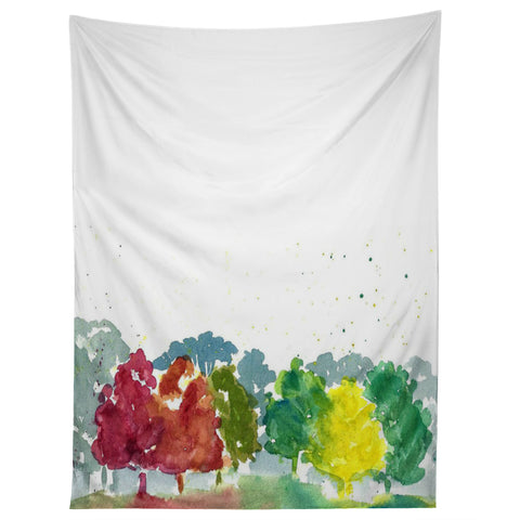 Laura Trevey Autumn Days Tapestry