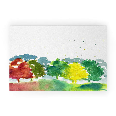 Laura Trevey Autumn Days Welcome Mat