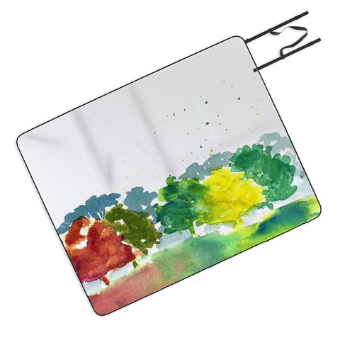 Laura Trevey Autumn Days Picnic Blanket