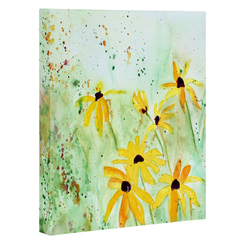 Laura Trevey Black Eyed Susans Art Canvas