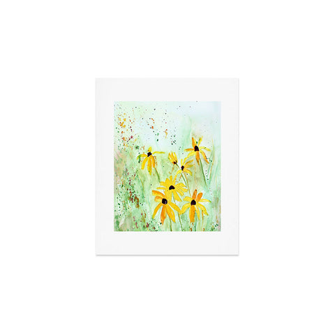 Laura Trevey Black Eyed Susans Art Print