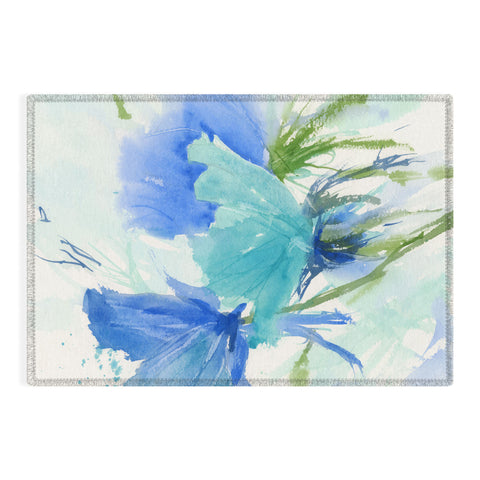 Laura Trevey Blue as the Sea II Outdoor Rug