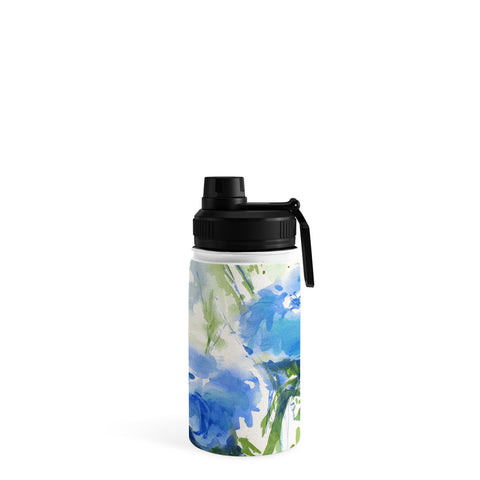 Laura Trevey Blue Blossoms Two Water Bottle