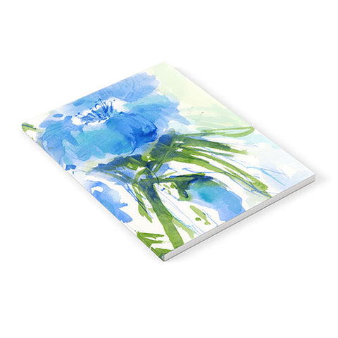 Laura Trevey Blue Blossoms Two Notebook