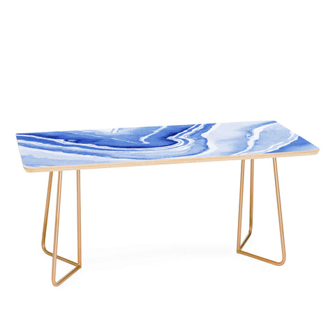 Laura Trevey Blue Lace Agate Coffee Table