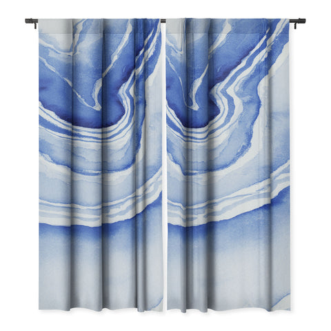 Laura Trevey Blue Lace Agate Blackout Non Repeat