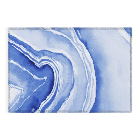 Laura Trevey Blue Lace Agate Outdoor Rug