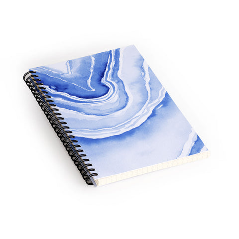 Laura Trevey Blue Lace Agate Spiral Notebook