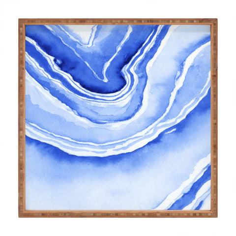 Laura Trevey Blue Lace Agate Square Tray