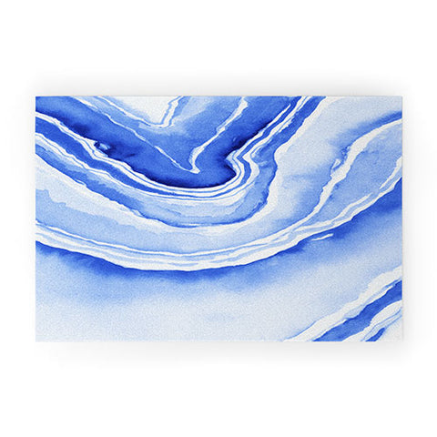 Laura Trevey Blue Lace Agate Welcome Mat
