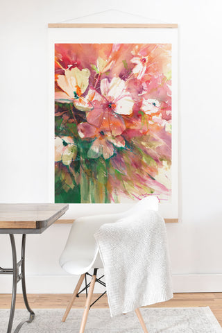 Laura Trevey Blushing Happy Art Print And Hanger