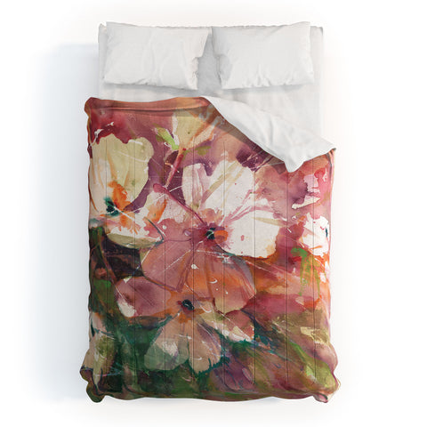 Laura Trevey Blushing Happy Comforter
