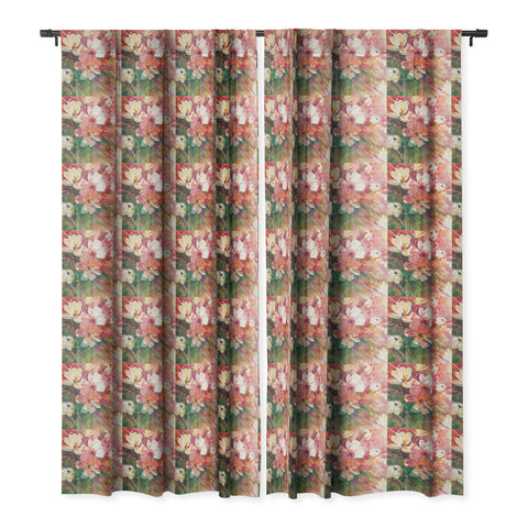 Laura Trevey Blushing Happy Blackout Window Curtain