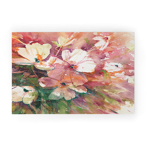 Laura Trevey Blushing Happy Welcome Mat