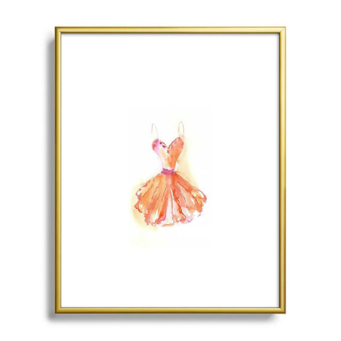 Laura Trevey Blushing Metal Framed Art Print