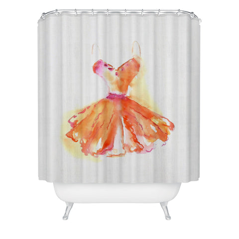 Laura Trevey Blushing Shower Curtain