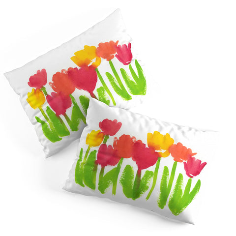 Laura Trevey Bright Tulips Pillow Shams