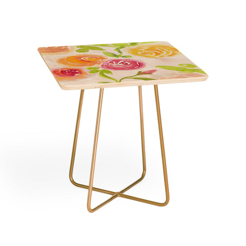 Laura Trevey Candy Colored Blooms Side Table