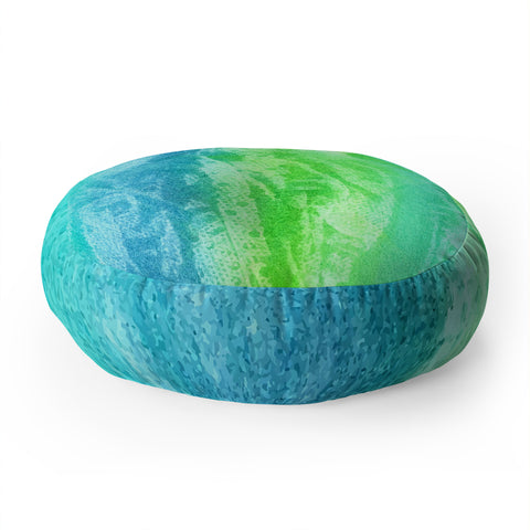 Laura Trevey Caribbean Sea Floor Pillow Round
