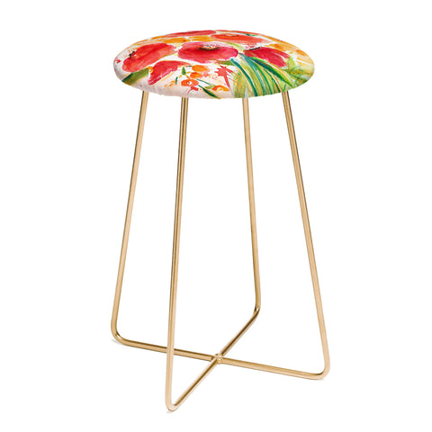 Laura Trevey Citrus Splash Counter Stool