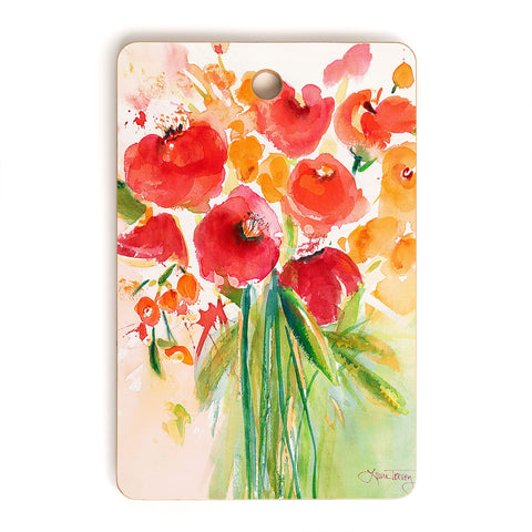 Laura Trevey Citrus Splash Cutting Board Rectangle