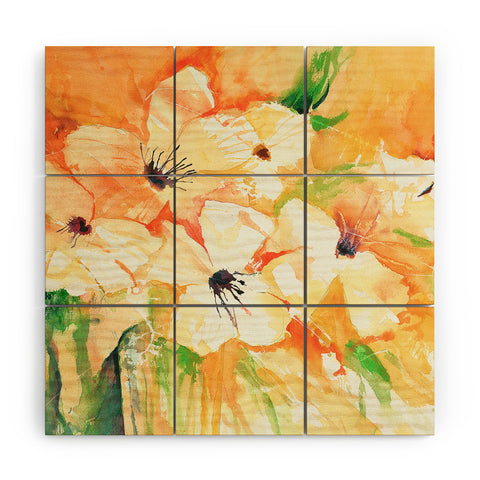 Laura Trevey Citrus Splash II Wood Wall Mural