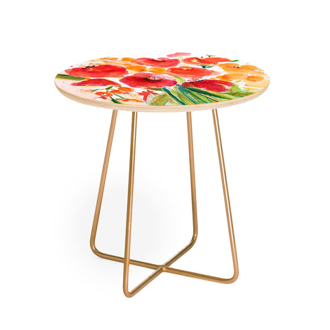 Laura Trevey Citrus Splash Round Side Table