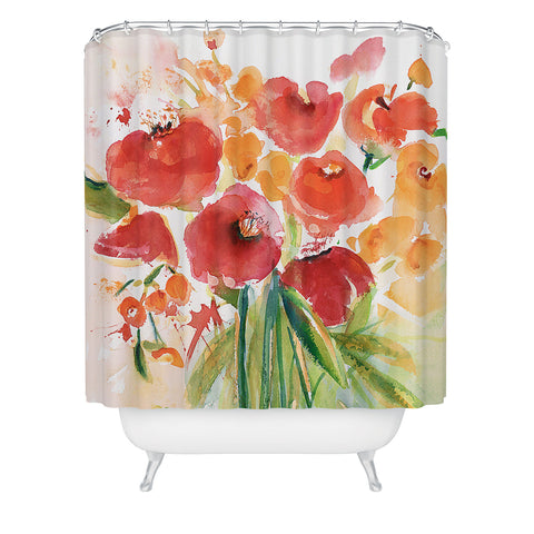 Laura Trevey Citrus Splash Shower Curtain
