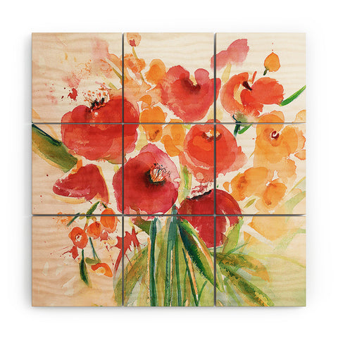 Laura Trevey Citrus Splash Wood Wall Mural