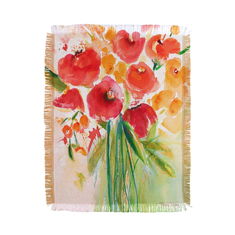 Laura Trevey Citrus Splash Throw Blanket