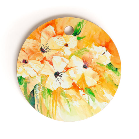 Laura Trevey Citrus Surprise II Cutting Board Round