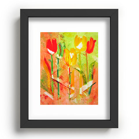 Laura Trevey Citrus Tulips Recessed Framing Rectangle