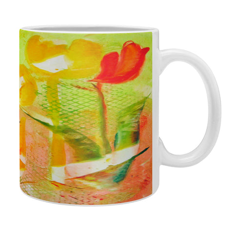 Laura Trevey Citrus Tulips Coffee Mug