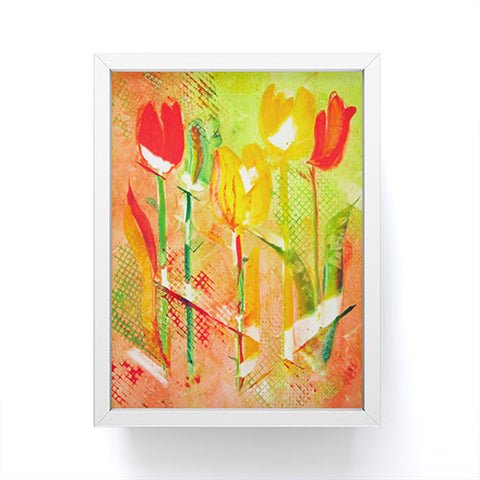 Laura Trevey Citrus Tulips Framed Mini Art Print