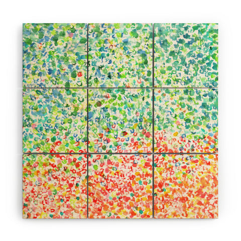 Laura Trevey Cool To Warm Wood Wall Mural