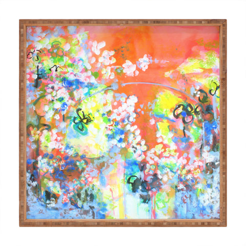 Laura Trevey Coral Delight Square Tray