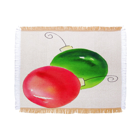 Laura Trevey Deck The Halls Throw Blanket