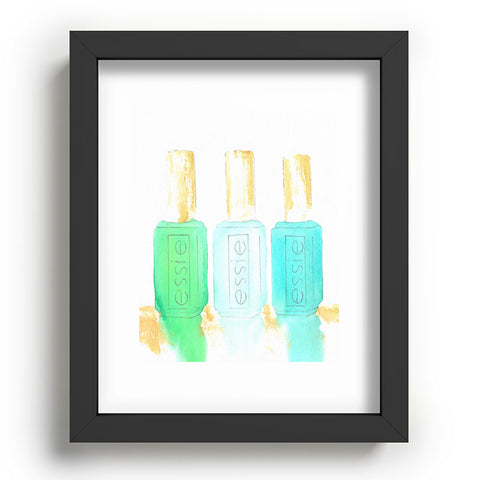Laura Trevey Essie In Blue Recessed Framing Rectangle