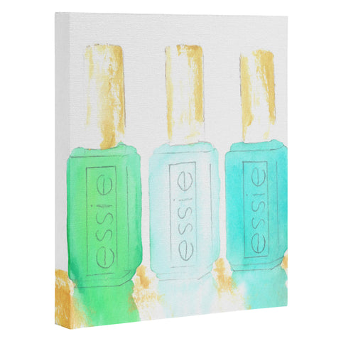 Laura Trevey Essie In Blue Art Canvas