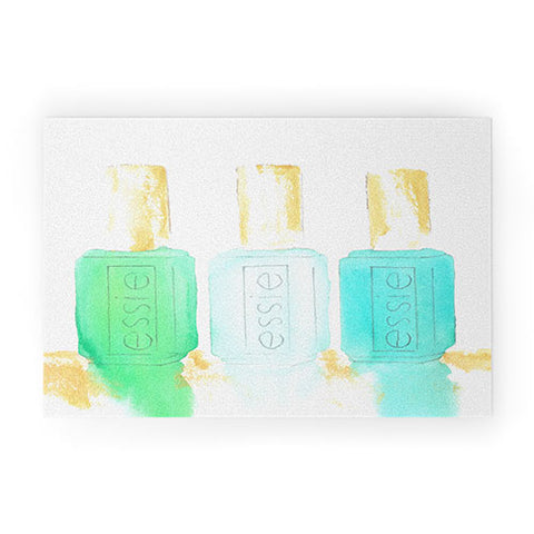Laura Trevey Essie In Blue Welcome Mat